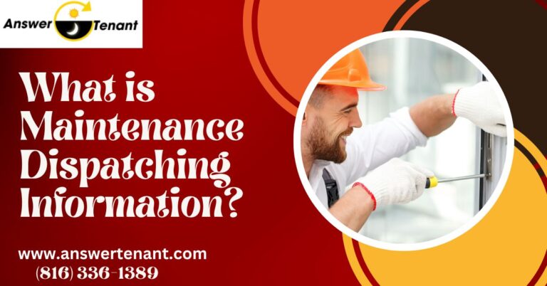 Maintenance Dispatching